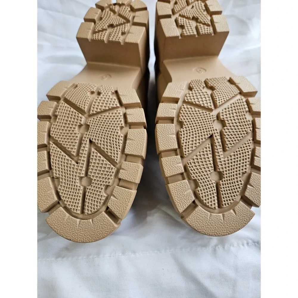 Athlefit Chunky Platform Loafers Stylish Slip‎ On 2-1/2